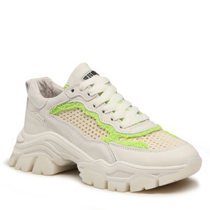 Sneakersy Bronx - 66457-MT Off White/Lime 3352.