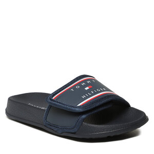 Šľapky Tommy Hilfiger - Maxi Velcro Pool Slide T3B0-32934-1172 M Blue 800.