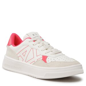 Sneakersy Armani Exchange - XDX103 XV579 K742 Off White/Coral.