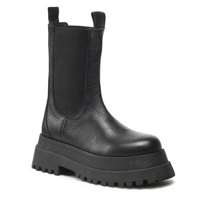 Členková obuv s elastickým prvkom STOKTON - BLK66 Nero.