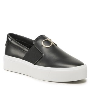 Sneakersy Calvin Klein - Flatform Cupsole Slip On W/Hw HW0HW01421 Ck Black BEH.