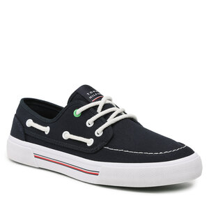Tenisky Tommy Hilfiger - Core Boat Shoe Canvas FM0FM04510 Desert Sky DW5.