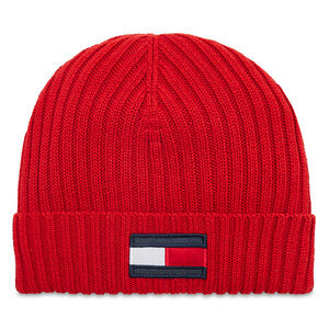 Čiapka Tommy Hilfiger - Big Flag AU0AU01585 Red XJS.