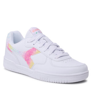 Sneakersy Diadora - Raptor Low Glitter Wn 101.179253 01 20006 White.
