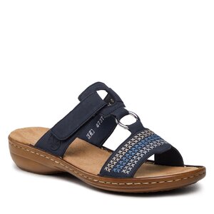Šľapky Rieker - 608K8-14 Blau.