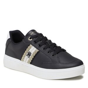 Sneakersy Tommy Hilfiger - Court Sneaker With Webbing FW0FW07106 Space Blue DW6.