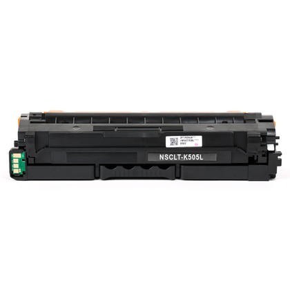 Samsung CLT-K505L čierny kompatibilný toner.
Nižšia cena kompatibilnej náplne pre tlačiarne Samsung v porovnaní s originálnou náplňou, ušetríte až 80% nákladov na tlač.


Tonerová cartridge pre tlačiarne Samsung vytlačí rovnaký počet strán ako originál pri zachovaní rovnakej kvality – ostré rysy, sýte farby.


Záruka Vašej spokojnosti.


Každý toner prechádza pri výrobe prísnou kontrolou kvality a je plne kompatibilný s vašou tlačiarňou.


Overené našimi klientmi z ČR aj z Európskej únie.


Kompatibilné tonery Samsung spĺňajú normu STMC, čo je celosvetovo uznávaná norma testovania kvality tlače a počtu vytlačených strán tonerovej kazety.


Naši dodávatelia sú preverení rokmi skúseností a vyrábajú produkty podľa normy ISO 9001 a ISO 14001.

 Existuje mnoho výrobcov kompatibilných náplní, ale kvalita môže byť odlišná.