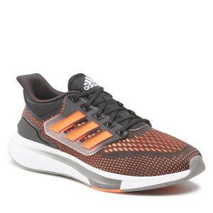 Topánky adidas - Eq21 Run GY2193 Core Black/Solar Orange/Iron Metallic.