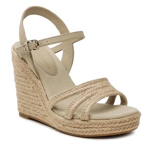 Espadrilky Tommy Hilfiger - Essential Basic Wedge Sandal FW0FW07220 Sandalwood RBT.