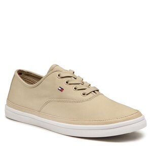 Tenisky Tommy Hilfiger - Essential Kesha Lace Sneaker FW0FW06955 Sandalwood RBT.