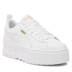Sneakersy Puma - Mayze Lth Jr 384527 Puma White/Puma Team Gold.