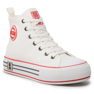 Plátenky Big Star Shoes - LL274185 Off White.