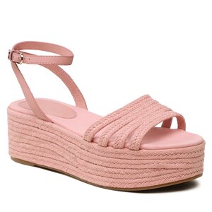 Espadrilky Tommy Hilfiger - Essenital Flatform Sandal FW0FW07161 Soothing Pink TQS.