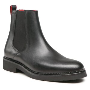 Členková obuv s elastickým prvkom Hugo - LuxityL 50485687 10232520 01 Black 001.