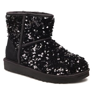 Topánky Ugg - W Classic Mini Chunky Sequin 1130602 Blk.