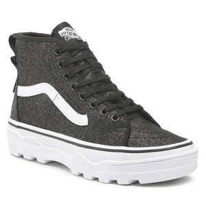 Sneakersy Vans - Sentry Sk8-Hi VN0A4BVW6BT1 Glitter Black/True White.