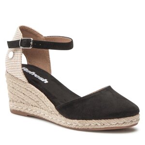 Espadrilky Refresh - 170770 Black.