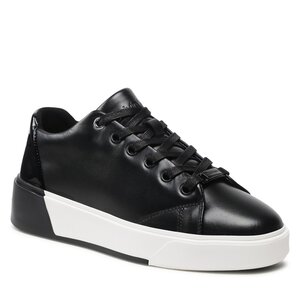 Sneakersy Calvin Klein - Heel Cupsole Lace Up-Lth Mix HW0HW01209 Ck Black BAX.