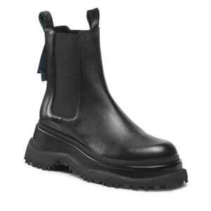 Členková obuv s elastickým prvkom Fabi - FD7793B Nero.