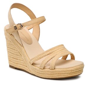 Sandále Tommy Hilfiger - Essential Wedge Sandal FW0FW07159 Spring Peach AAY.