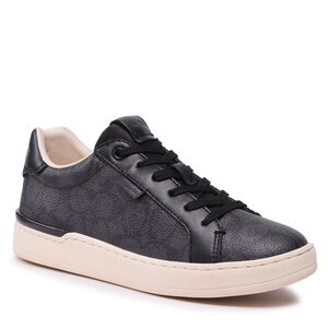 Sneakersy Coach - Lowline Coated Canva C9045  Charcoal/Black.