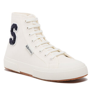 Plátenky Superga - 2295 Cotton Terry Patch S21321W White Avorio/Navy-F Avorio AAI.