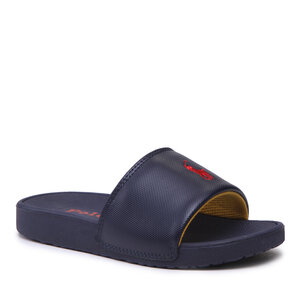 Šľapky Polo Ralph Lauren - Cayson Ii RF104047 Navy Textured Sport PU/Yellow Mesh w/ Red PP.