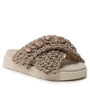 Šľapky Inuikii - Woven Stones 70104-106 Taupe.