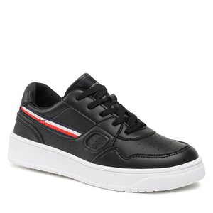 Sneakersy Tommy Hilfiger - Stripes Low Cut Lace-Up Sneaker T3X9-32848-1355 S Black 999.