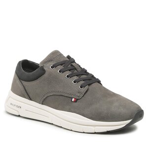 Sneakersy Tommy Hilfiger - Comfort Lth Hybrid Shoe FM0FM04411 Dark Ash PTY.