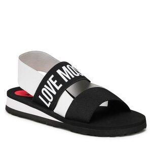 Sandále LOVE MOSCHINO - JA16033G0GJN400A Nero/Bianco.