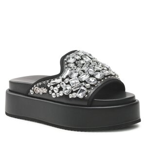 Šľapky Buffalo - Noa Glam Slide 1602147 Black.
