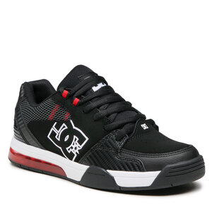 Sneakersy DC - Versatile ADYS200075 Black/White/Athletic Red (Bwa).