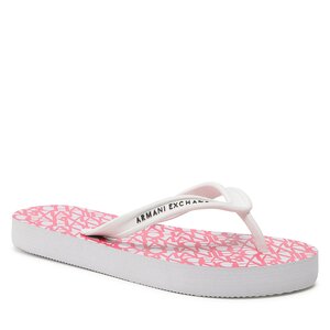 Žabky Armani Exchange - XDQ010 XV700 S606 Optic White/Pink.