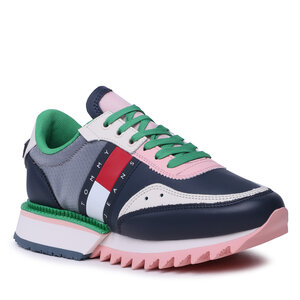 Sneakersy Tommy Jeans - Cleated Wmn EN0EN02130 Cosmetic Peach TKB.
