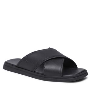 Šľapky Calvin Klein - Criss Cross Sandal Lth HM0HM00950 Ck Black BEH.