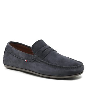 Mokasíny Tommy Hilfiger - Casual Hilfiger Suede Driver FM0FM04271 Desert Sky DW5.