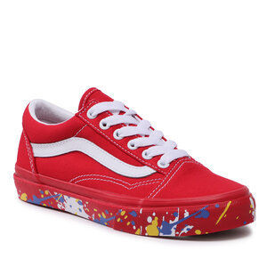 Tenisky Vans - Old Skool VN0A7Q5FIZQ1 Paint Splatter Racing Red.