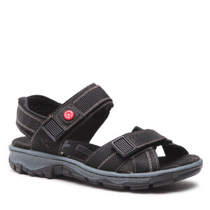 Sandále Rieker - 68851-02 Schwarz.
