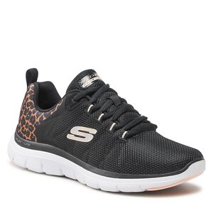 Topánky Skechers - Wild Ballad 149582/BKLD Black/Leopard.