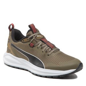Topánky Puma - Twitch Runner Trail Winter 377088 02 Olive/Platinum Gray/Black.