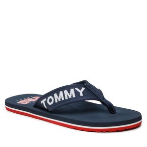 Žabky Tommy Jeans - Flip Flop Logo Tape EM0EM01147 Twillight Navy C87.