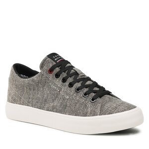 Tenisky Tommy Hilfiger - Th Hi Vulc Core Low Chambray FM0FM04738 Black BDS.