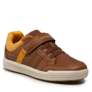 Sneakersy Geox - J Arzach Boy J164AA0MEFUC6N2G S Cognac/Dk Yellow.