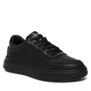 Sneakersy Calvin Klein - Low Top Lace Up Piping HM0HM00992 Triple Black 0GJ.