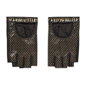 Dámske rukavice KARL LAGERFELD - 216W3604 Black/Gold.