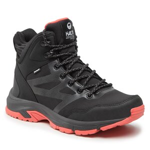 Trekingová obuv Halti - Polaris Mid 2 Dx M Walking Shoe 054-2811 Black/Heat Red P9964.