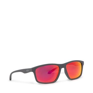 Slnečné okuliare Armani Exchange - 0AX4122S 82946Q Matte Grey/Dark Violet Mirror Red.