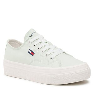 Tenisky Tommy Jeans - Flatform EN0EN02173 Minty LXW.