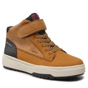 Sneakersy Geox - J Bunshee B.Babx A J16FMA 0ME32 C2G9B S Dk Yellow/Black.